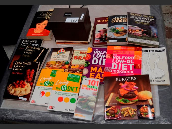 ASSORTED RECIPE BOOKS