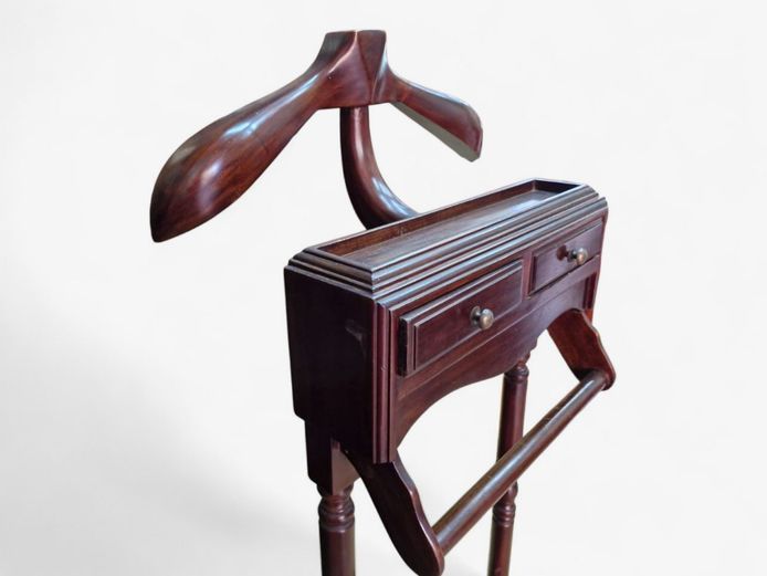 Mid-Century Mahogany Dumb Valet