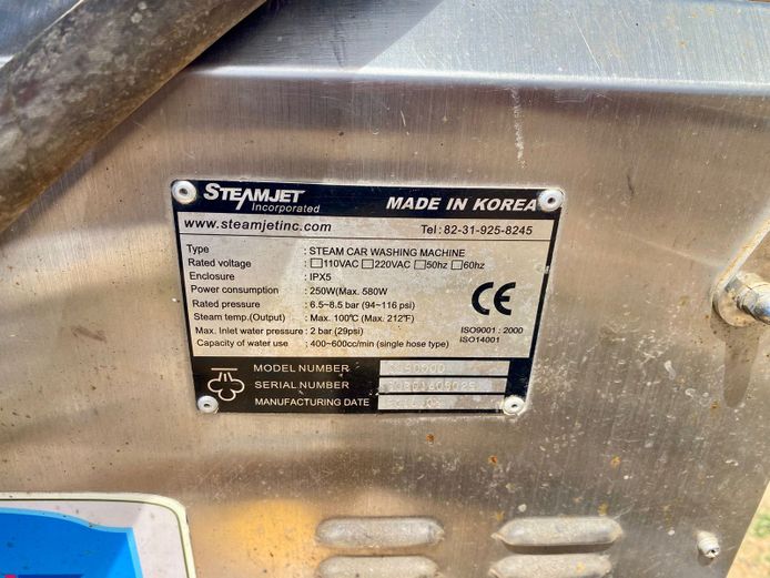 STEAMJET SJ 18000 D STEAM WASHER