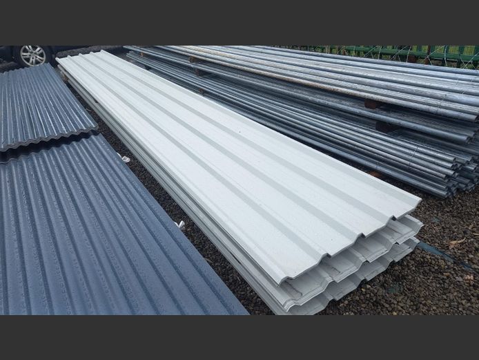 6.3m Chromodeck widespan sheet off white 0.55mm thick