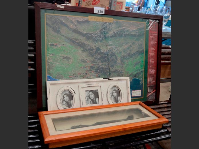 BOX FRAMED AFRICAN ARTWORK, PHOTO FRAME, etc