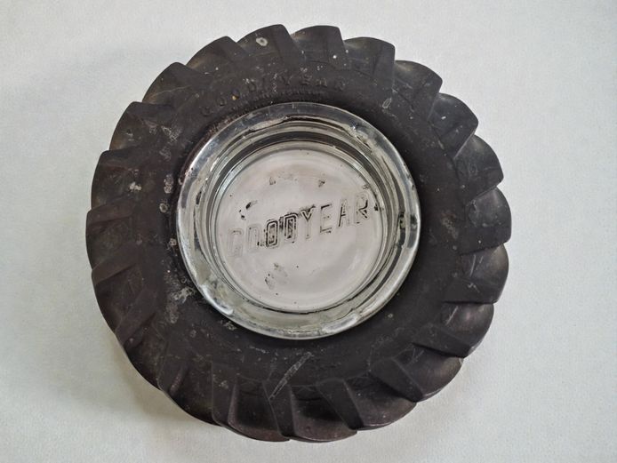 Vintage Goodyear Tyre Advertising Ashtray