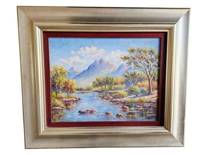Norah Allen, South Africa Framed Oil Painting