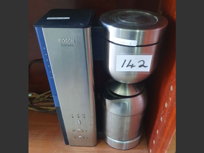BOSCH SOLITARE STAINLESS STEEL COFFEE MACHINE [Working]