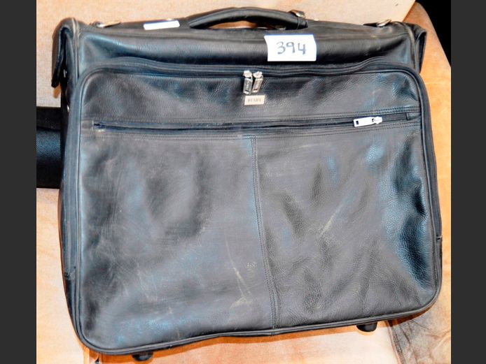 BUSBY LEATHER TROLLEY BAG