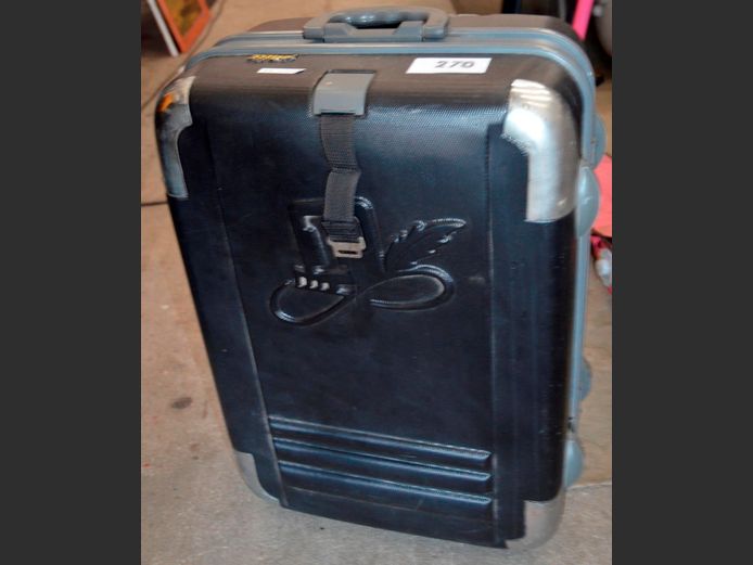 HARDSHELL WHEELIE SUITCASE, 42 x 25 x 61cm