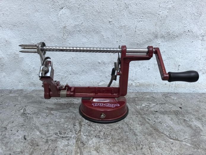 Vintage Tru-Cape South Africa Manual Apple Peeler, Corer & Slicer