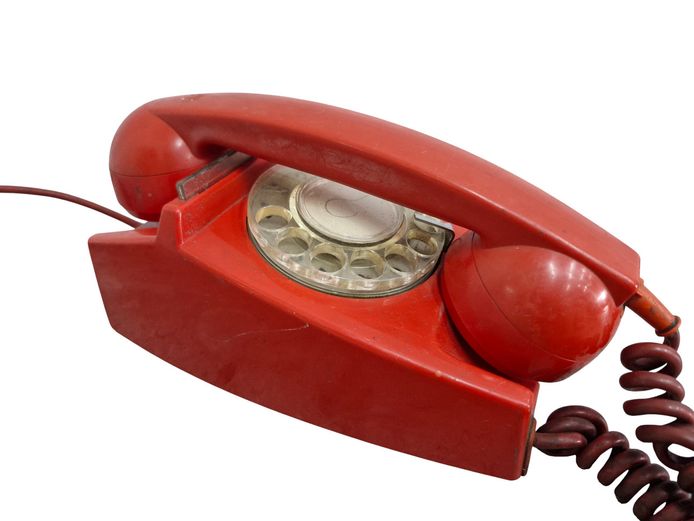 Vintage Retro Red Telephone