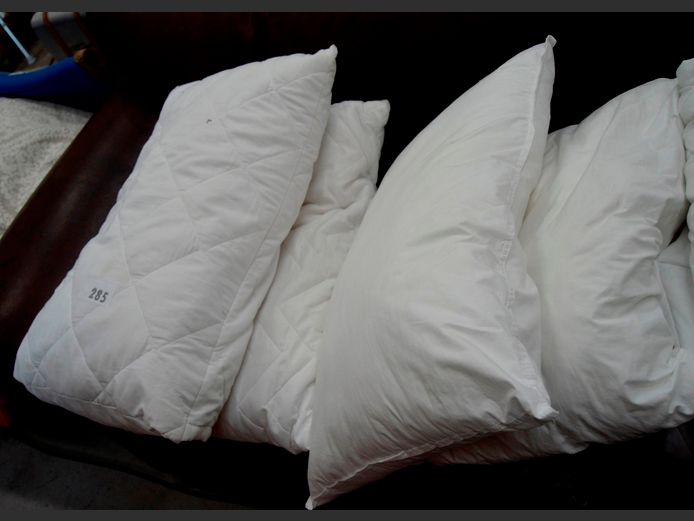 LOT: 4 x STANDARD PILLOWS