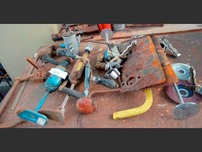 VINTAGE MANUAL DRILLS, HACKSAW, etc