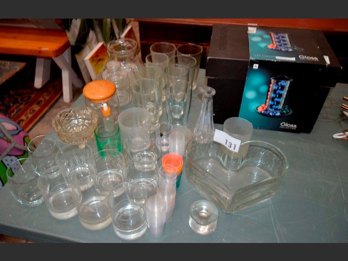 NESPRESSO POD STAND, DRINKING GLASSES, etc