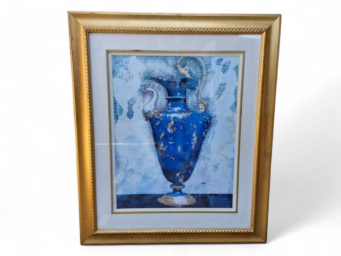 Massive "Elegant Memory II" Framed Giclée with Gold Leaf