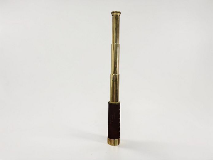 Copitar Leather & Brass Hand Telescope Made in Japan