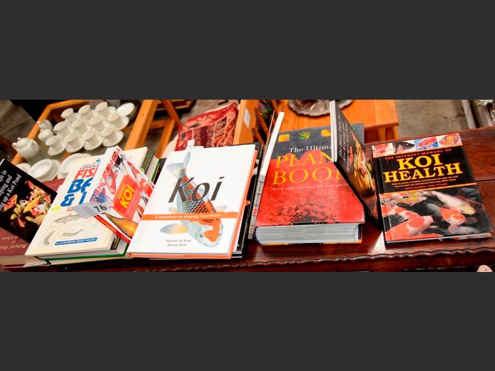 BOOKS ON KOI FISH, ROBERTS BIRDS OF SOUTH AFRICA, etc