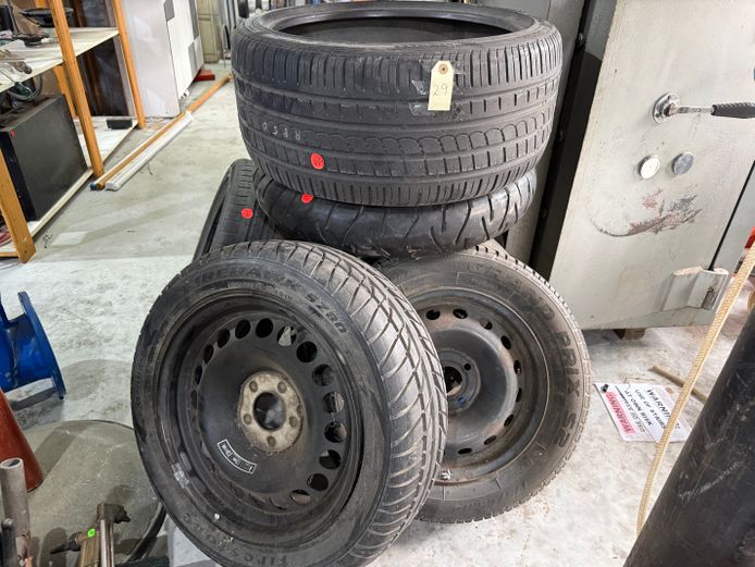 Lot of Various Size Tyres 