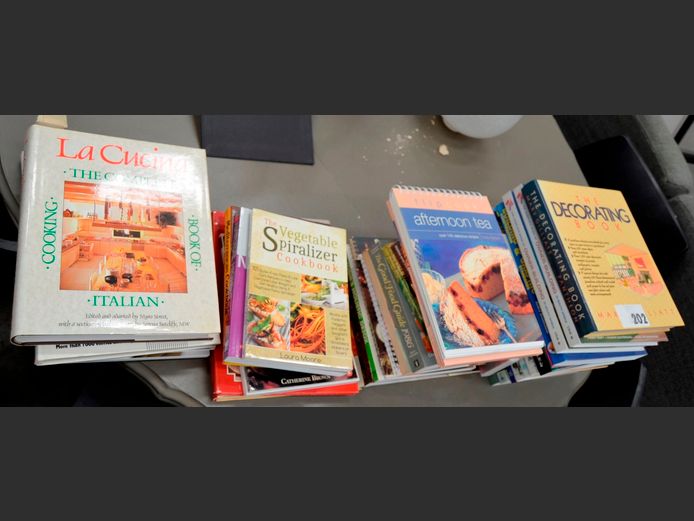 BOOKS: RECIPE, DECOR, GARDENING, etc