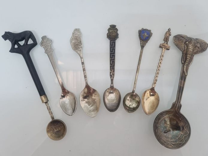 Collection of International Vintage Souvenir Spoons