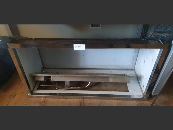 STAINLESS STEEL INDOOR GAS FIRE PLACE 
