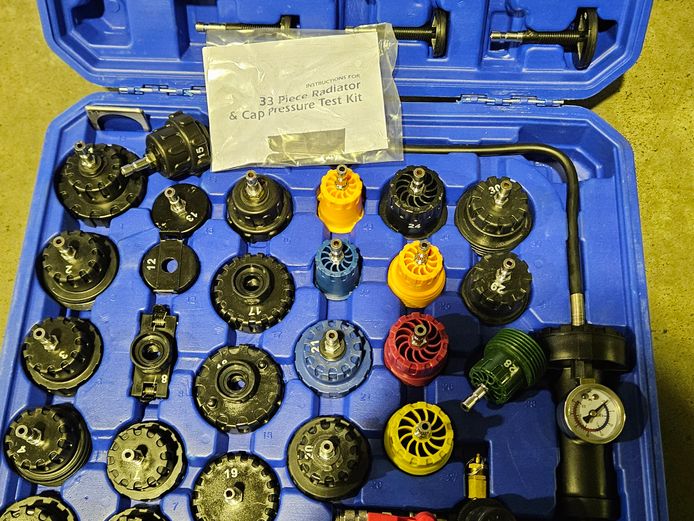 MAC AFRIC RADIATOR & CAP PRESSURE TEST KIT