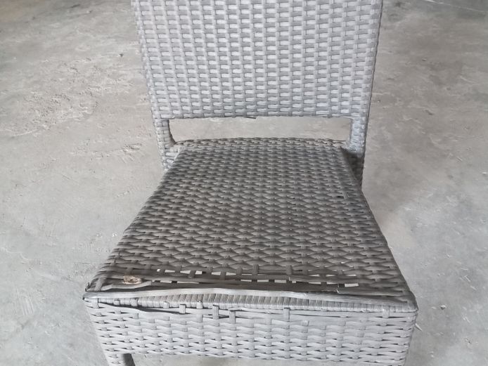 Rattan outdoor chairs
