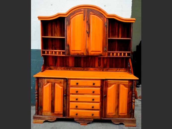 STINKWOOD & YELLOWWOOD WELSH DRESSER, 173 x 50 x 206cm