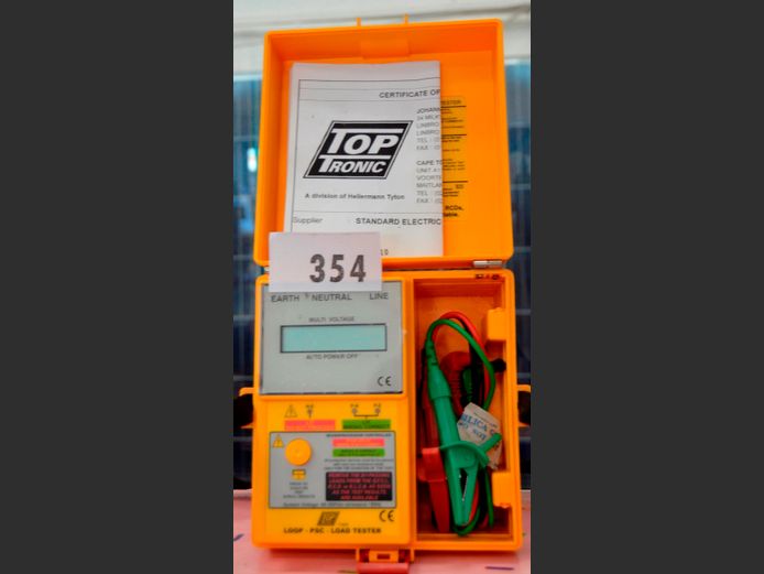 TOPTRONIC T1825 LOAD TESTER [Untested]