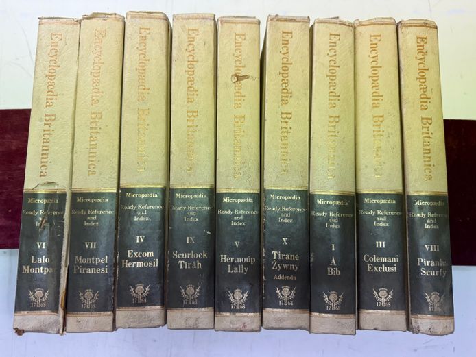 Encyclopedia Britannica Ready Reference and Index (Incomplete) 