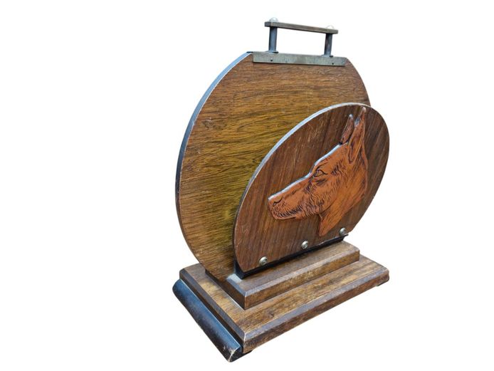 Art Deco Wooden Letter Rack