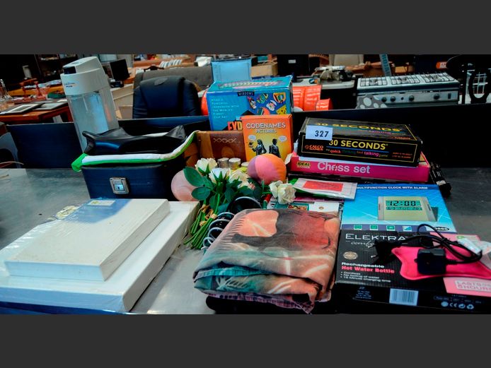 SODA STREAM, RECHARGEABLE HOT WATER BOTTLE, BOARD GAMES, etc [Untested, unchecked]