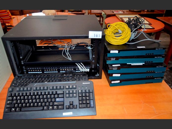 SWITCHBOARD SERVER, CISCO 1900 SERIES COMMUNICATION SERVERS, KEYBOARDS, etc [Untested]