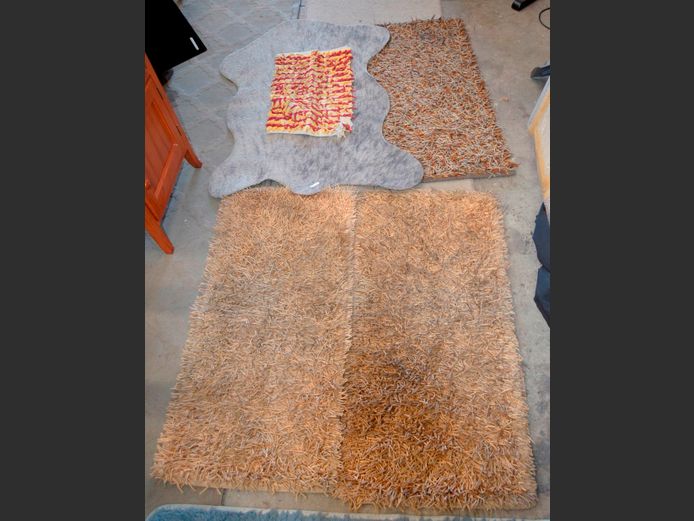 LOT: SHAGGY CARPETS & RUGS