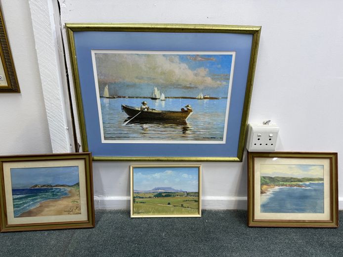 Set of Ocean Art + Table Mountain Art