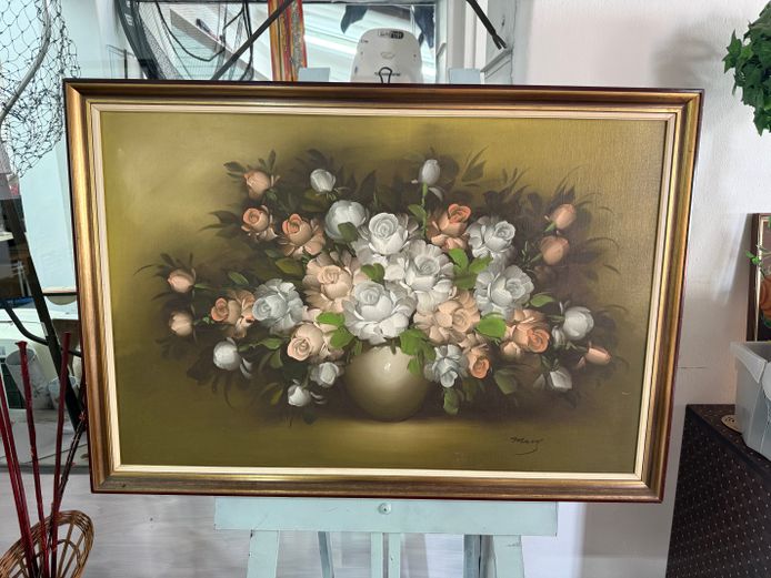 Flower Painting + Easel 