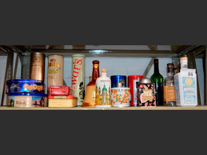 COLLECTABLE TINS & BOTTLES