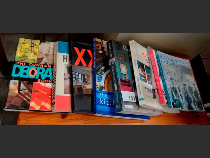 COLLECTION COFFEE TABLE BOOKS: TERENCE CONRAN DECOR & OTHERS