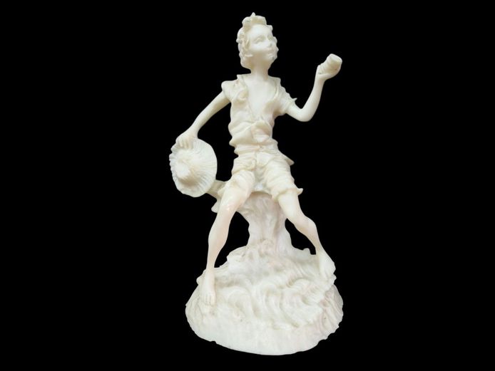 Classic Young Boy Stonelite Figurine