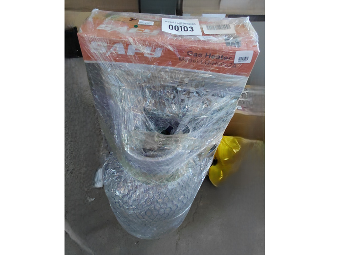 LOT OF SAFY GAS HEATER /9KG CYLINDER 