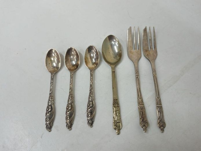 Vintage Silver-Plated Flatware Cutlery