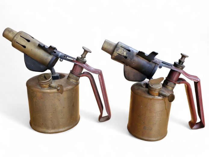 Vintage Brass Primus No. 632 & 633 Blowtorches
