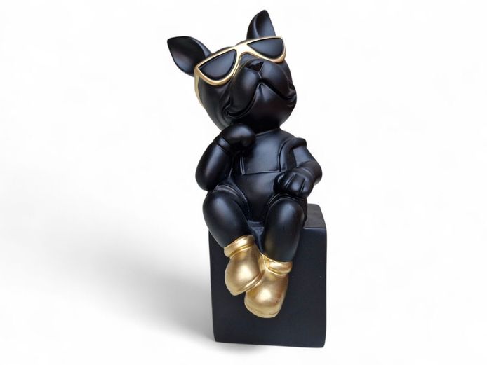French Bulldog Butler Decorative Figurine