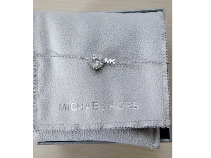 MICHAEL KORS WOMEN'S STERLING SILVER CHAIN NECKLACE