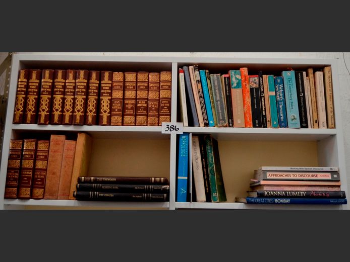 LOT BOOKS ON 4 SHELVES: FIGHTING SAILS, THE PIRATES, etc