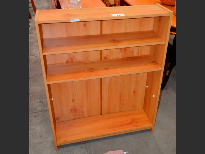 OAK FOIL 4-TIER BOOKSHELF, 78 x 21 x 100cm
