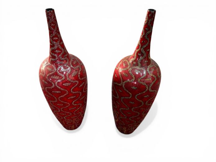 Red Decorative Vases (Per Item) 
