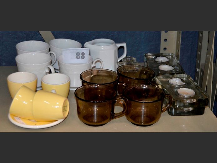 ESPRESSO CUPS, TEA CUPS, TEALIGHT CANDLE HOLDERS, etc