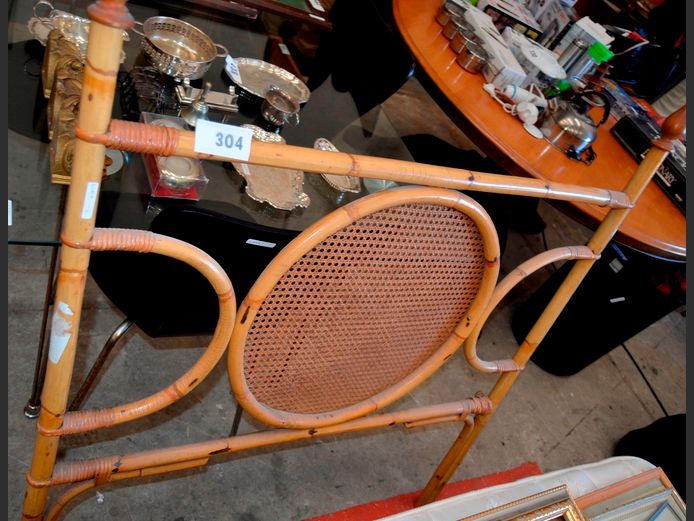 CANE & RATTAN THREE QUARTER HEADBOARD