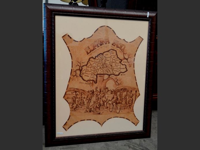 BURKINA FASO PICTURE, 82 x 64cm