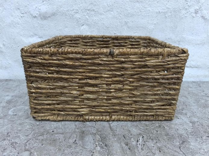 Contemporary Woven Seagrass Storage Basket