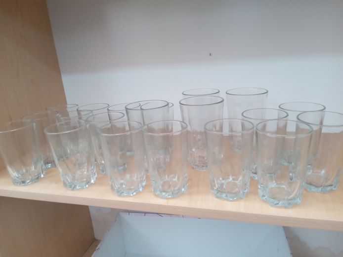 Hi-ball drinking glasses