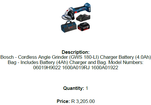 SILVER PALLET OF STOCK (NOT TESTED) TOTAL RETAIL VALUE: R 62,426.00